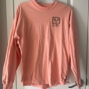 RARE Disney World Rose gold lettering long sleeve